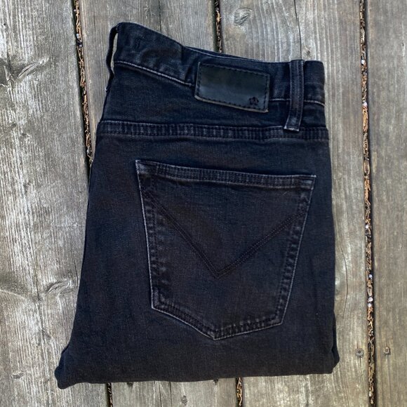 John Varvatos USA Jeans Size 32 Gray Black - Picture 1 of 8